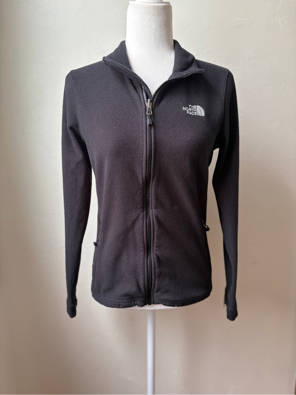 The North Face Black Full Zip Fleece Jacket Small